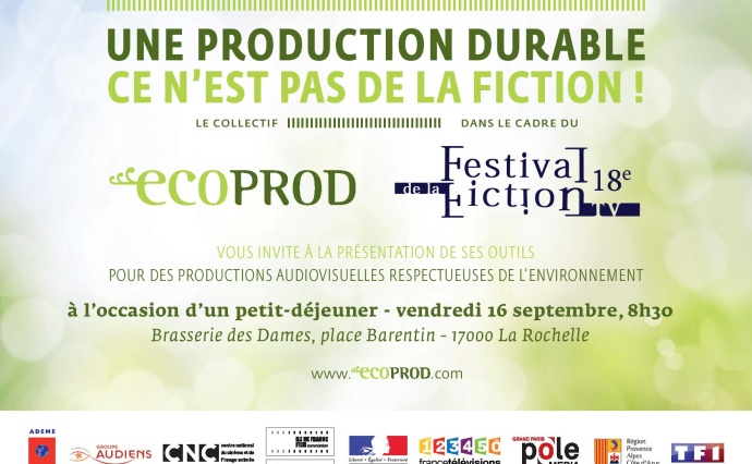 Ecoprod at La Rochelle, for the TV Fiction Festival. 